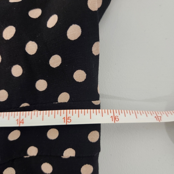 Boden Black Pink Polka Dot Dress, Size 12 - Picture 9 of 10